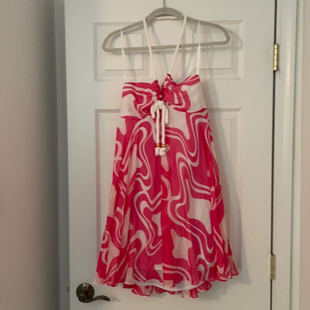 Never worn! Stunning halter top dress from Milly!